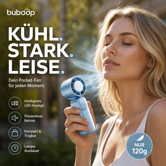 🌬️✨ 50 % Rabatt! Tragbare Mini-Handventilatoren mit präziser Geschwindigkeitsregelung, LED-Anzeige, handlichem Design und langer Akkulaufzeit – ideal für Reisen, Sommer, Konzerte und Pendelfahrten.