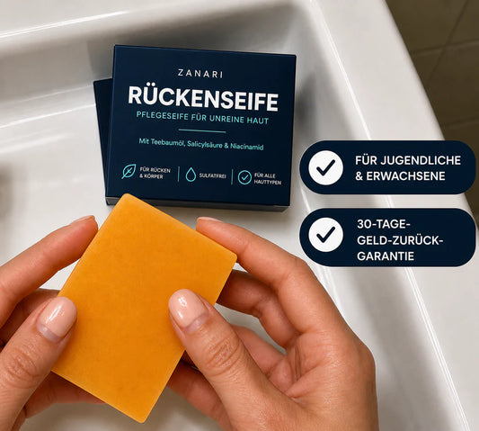 Rückenseife gegen Akne