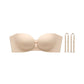 Removable Straps Wire-Free Gathering Bra