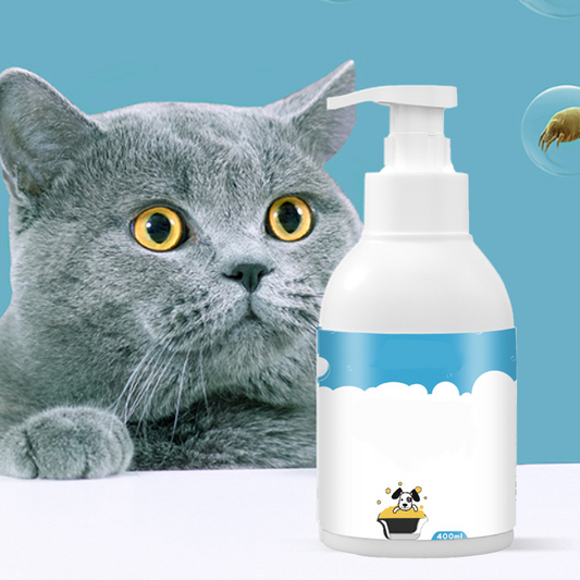 🐾 🔥 Sanfter Pflanzlicher Deo-Schaum für Haustiere - Neutralisiert Gerüche & Pflegt das Fell, Ideal für Zwischen den Bädern ✨