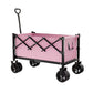 📢 50% RABATT! 🛒 Faltbarer Transportwagen mit Rädern 🌿 Stabiler Stahlrahmen & 80 kg Traglast für Garten, Camping und Strand