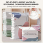 🧳 KAUFE 1, ERHALTE 1 GRATIS! 💨 Vakuum-Aufbewahrungsbeutel ohne Pumpe – Drücken & versiegeln – Spart 80 % Platz, hält Kleidung trocken & staubfrei – ideal für Bettwäsche, Winterkleidung oder Reisen 🛏️✨