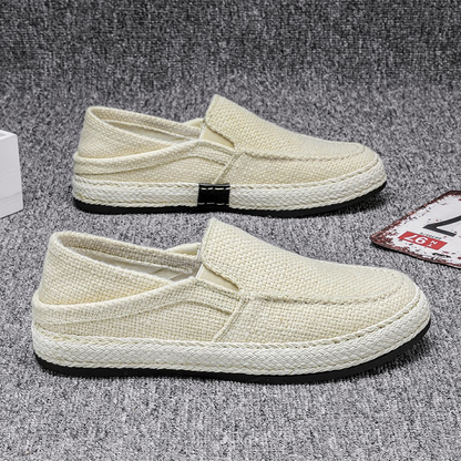 👞 50% RABATT! 🌿 Herren lässige Canvas Slip-On Schuhe – Weich, atmungsaktiv & vielseitig – Perfekt für Alltag, Freizeit oder warme Tage – bequem & stilvoll ☀️✨